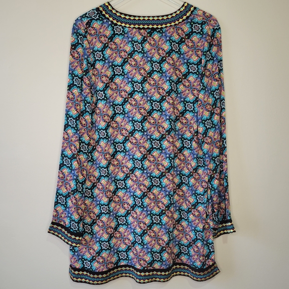 Nanette Lepore Swim Paloma Embroidered Tunic Beach Pool Coverup Dress Sz Medium - Picture 9 of 14